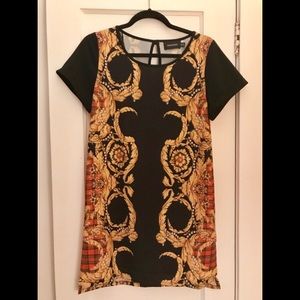 MINKPINK Jacquard Inspired Drop Dress